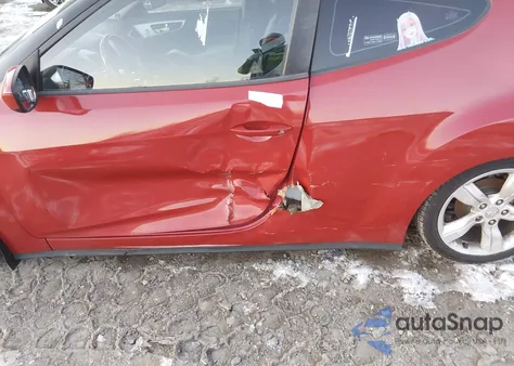 2012 Hyundai Veloster Base W/Gray from USA, damaged, VIN KMHTC6AD0CU019973